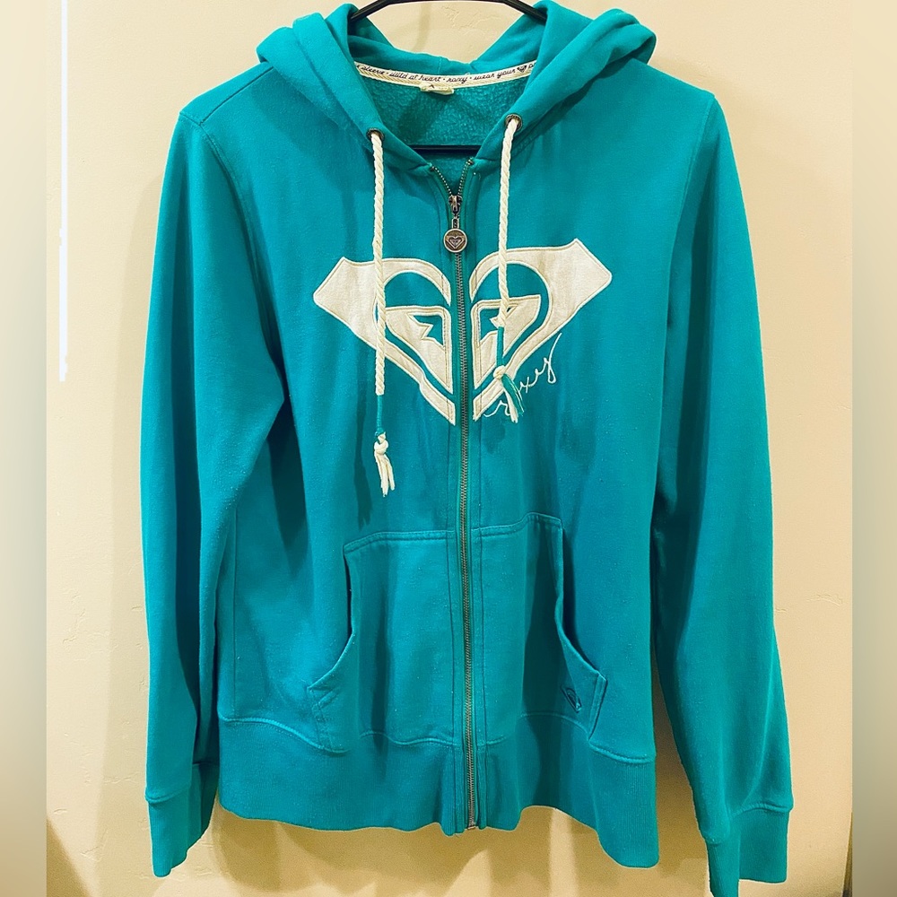 ROXY Zip/front hoodie, Size Medium